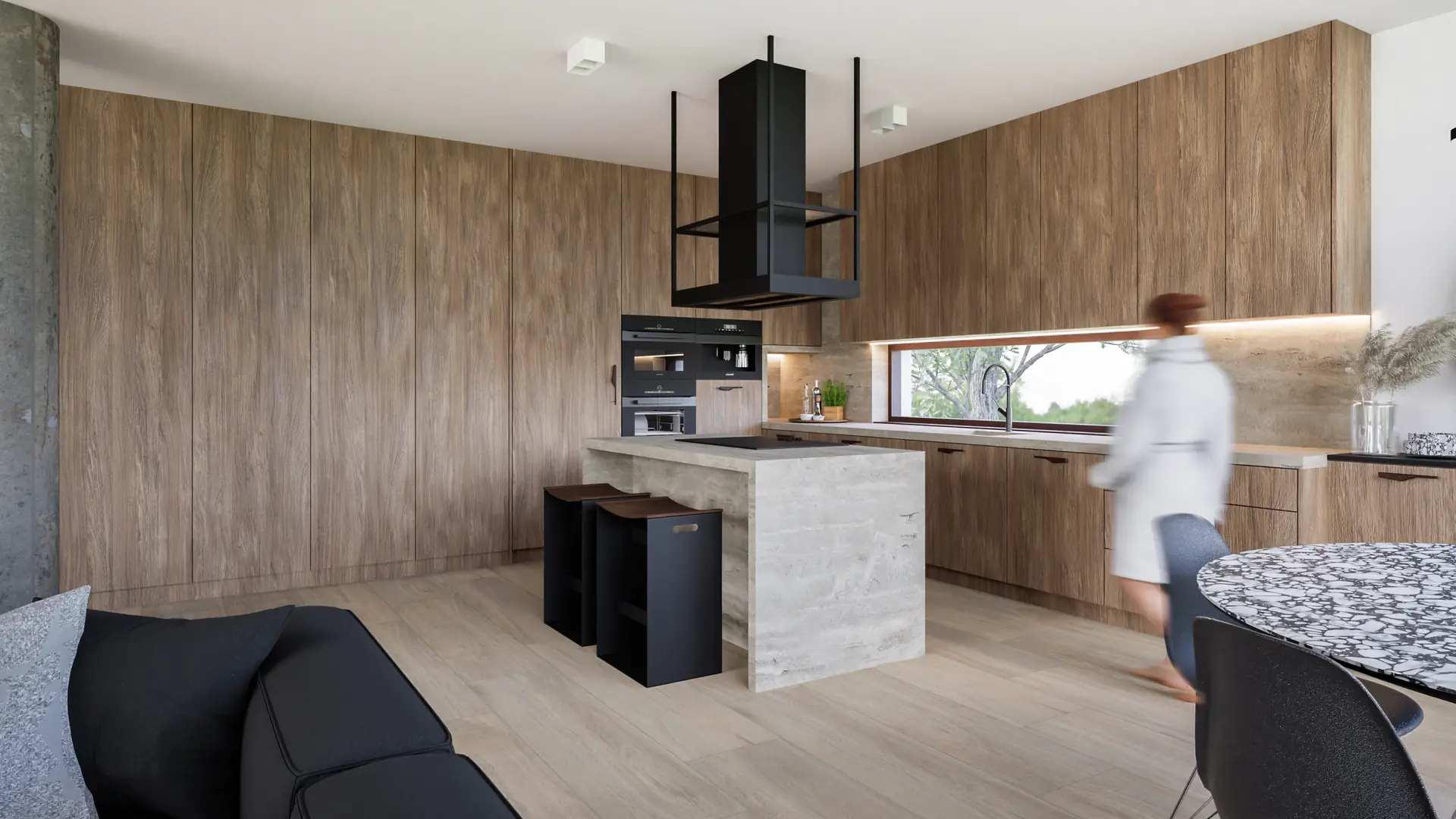 Twin basins in a luxurious bathroom