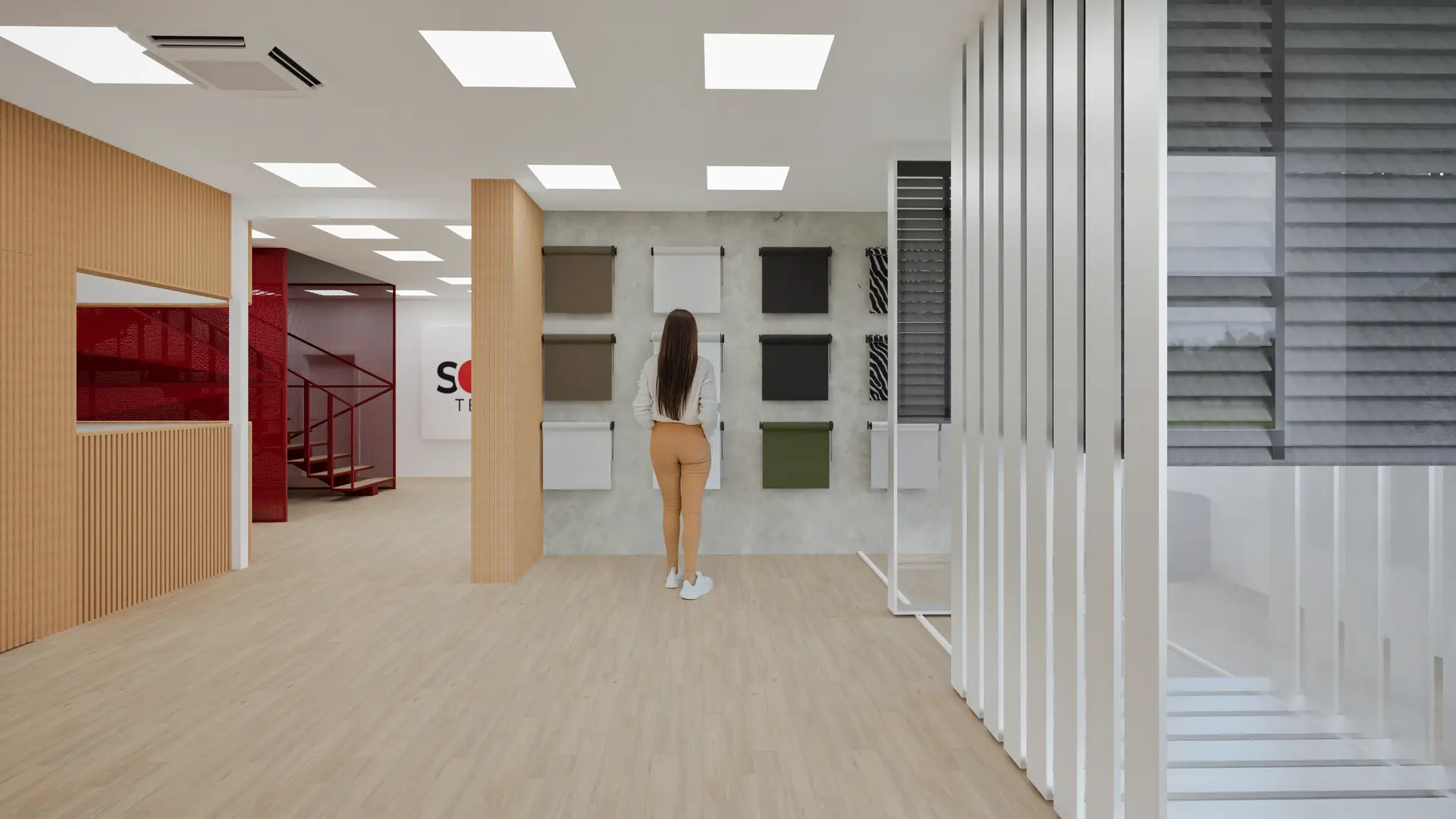 Reception and the entrance area